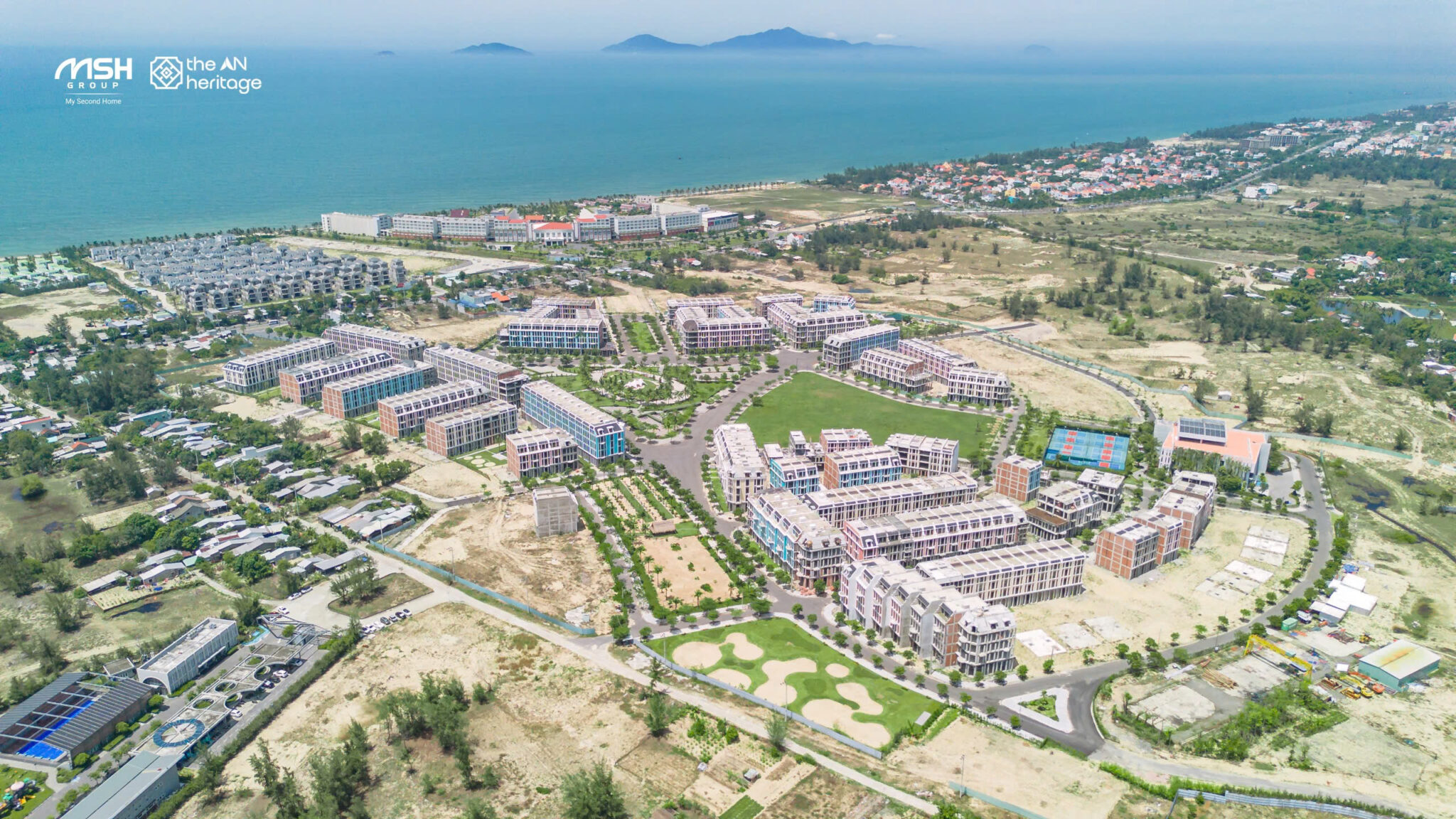 View biển tổng quan dự án The An Heritage Hội An